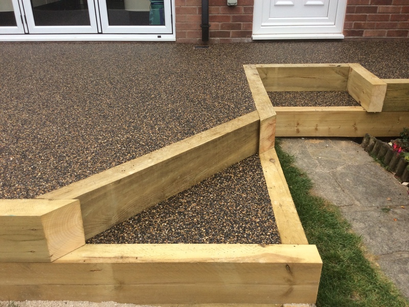 Ramsbottom resin stairs and paving